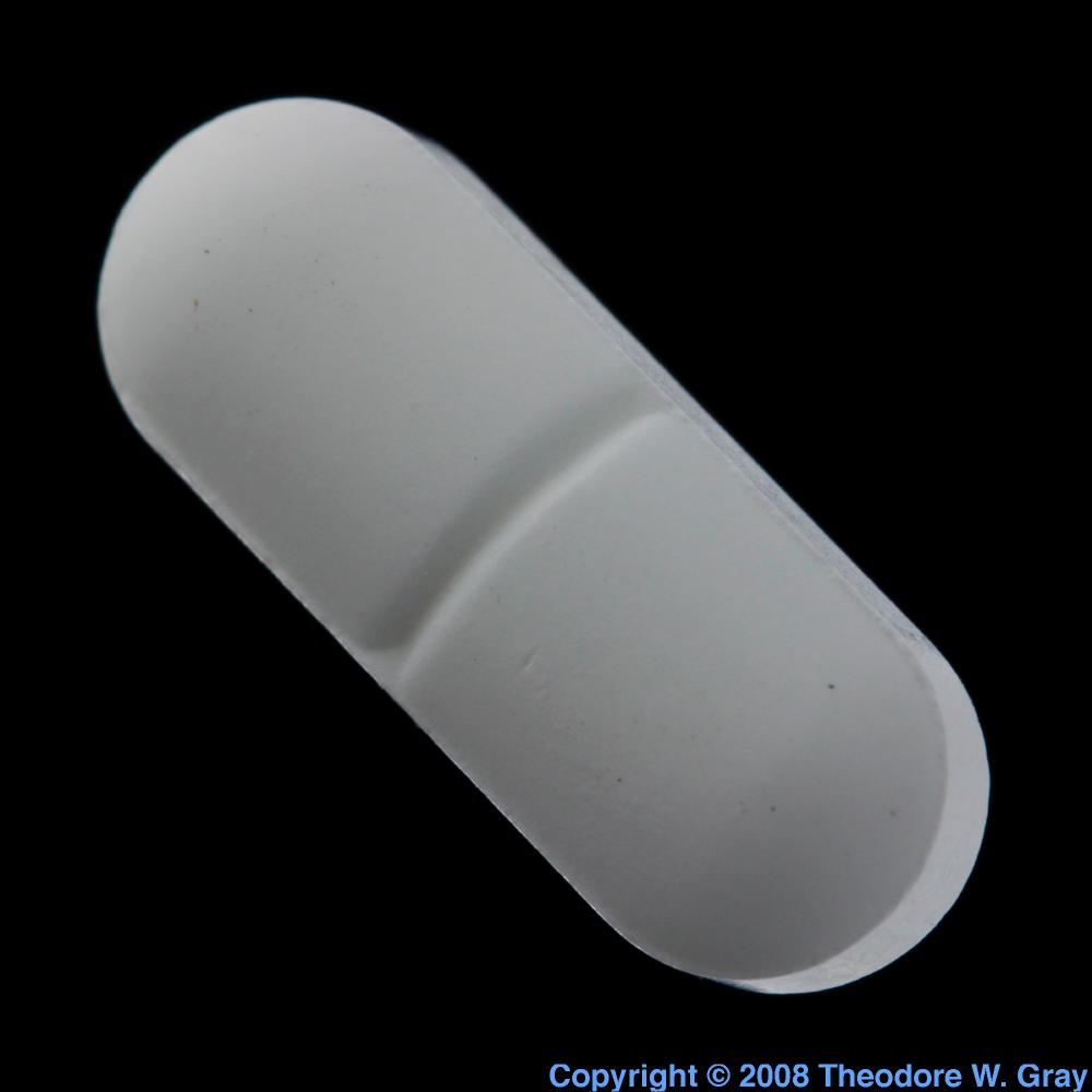 Lithium carbonate pills, a sample of the element Lithium in the