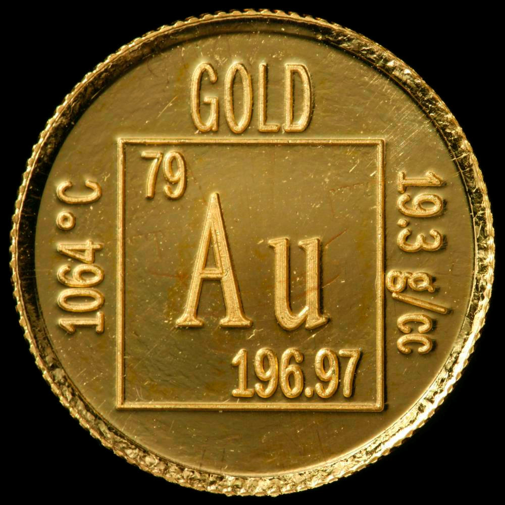 element-coin-a-sample-of-the-element-gold-in-the-periodic-table