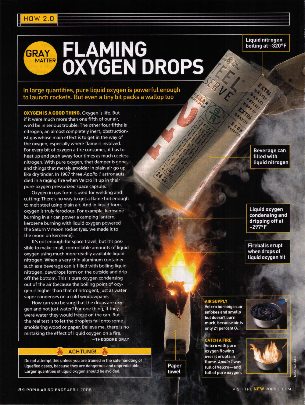 liquid oxygen explosion