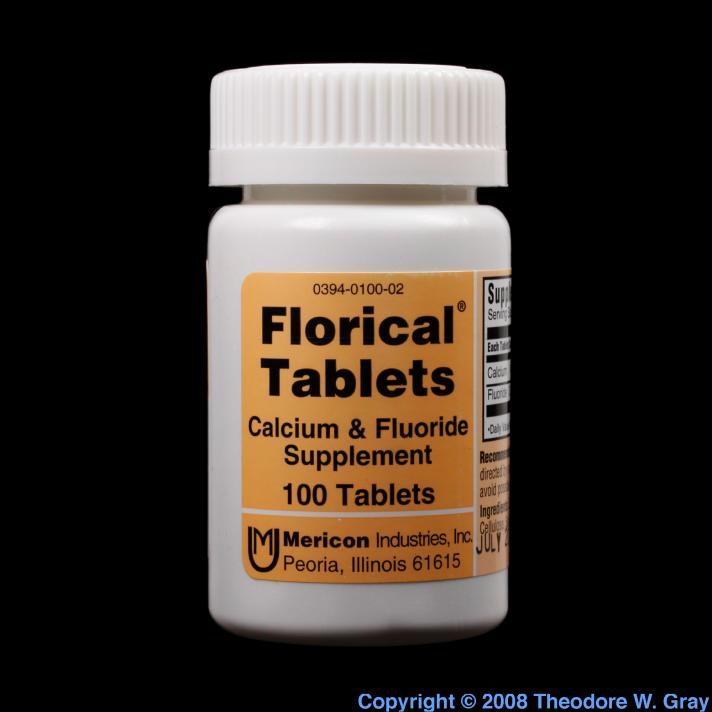 Fluorine Florical tablets