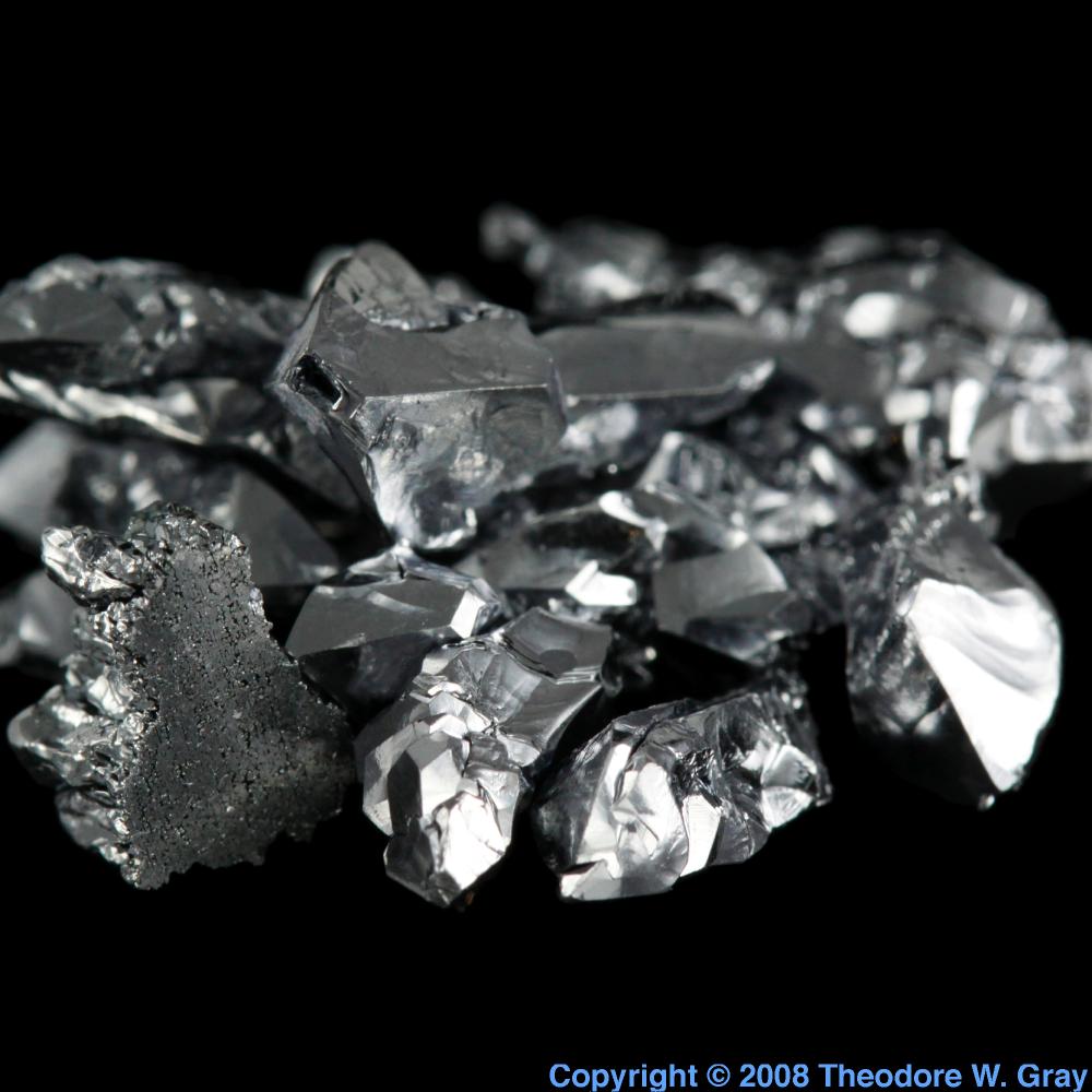 Small Chunks Of Silicon A Sample Of The Element Silicon In The 