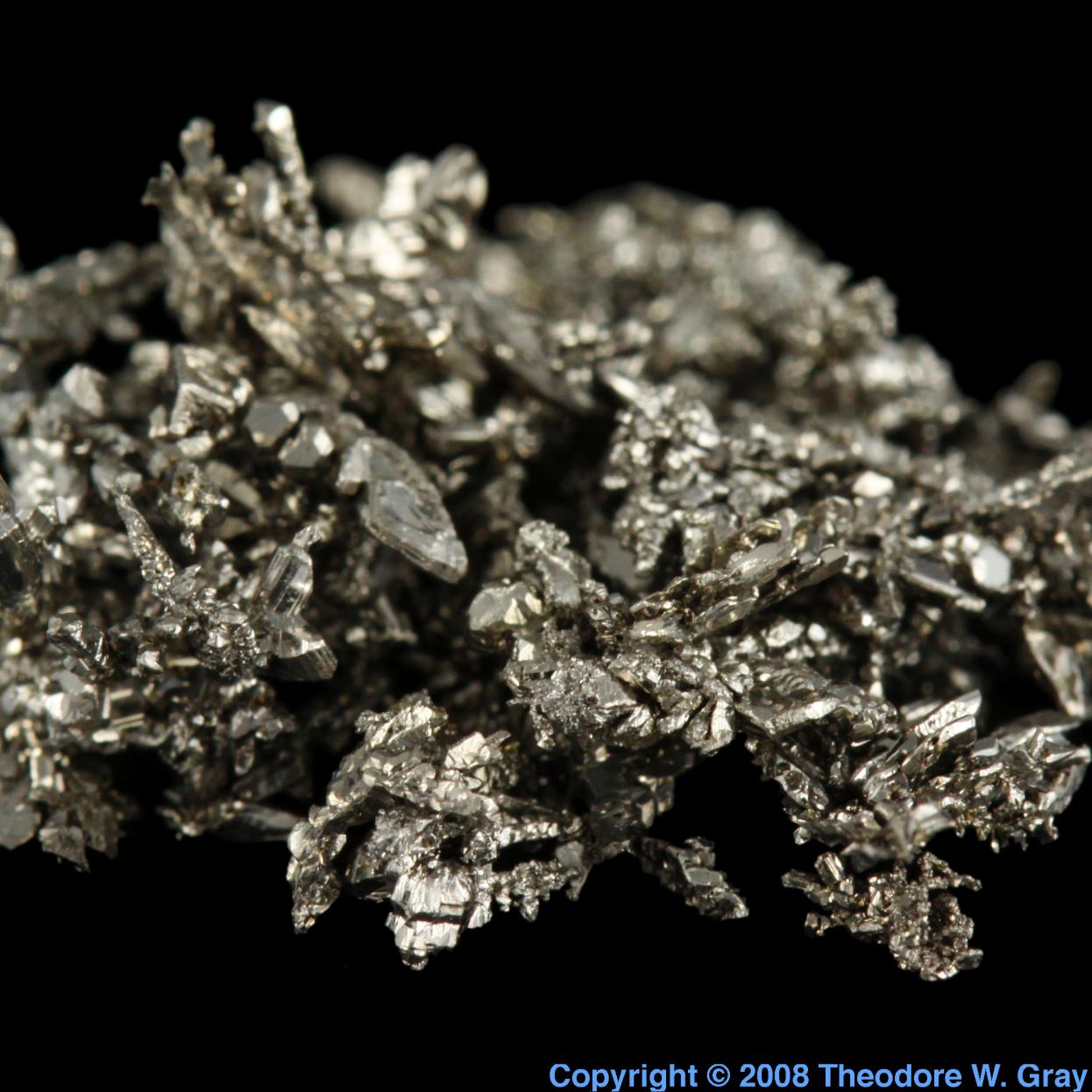 Sample of the element Titanium in the Periodic Table