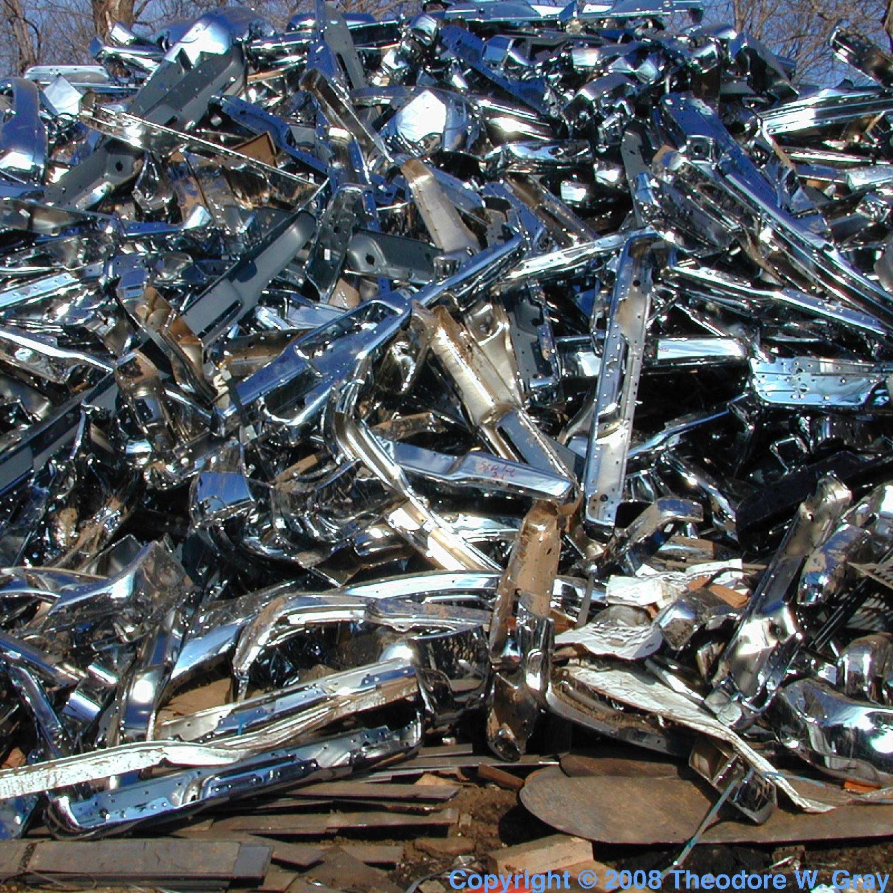 Chromium Huge pile of bumpers