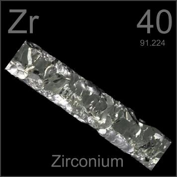8 gram Zirconium metal nugget 99.81% pure element 40 sample 