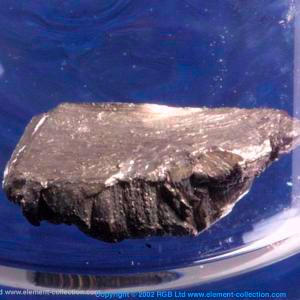 Sample of the element Niobium in the Periodic Table
