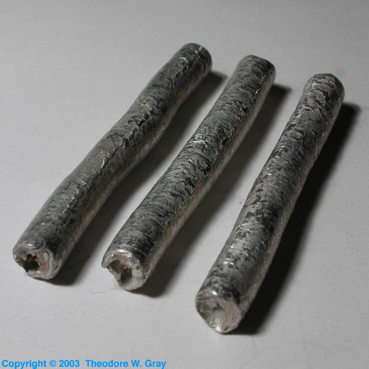 Sample of the element Indium in the Periodic Table