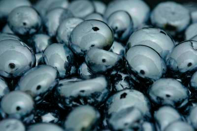 Sample of the element Osmium in the Periodic Table