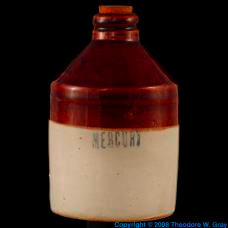 Mercury Ceramic mercury jug