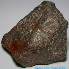 Sample of the element Iron in the Periodic Table