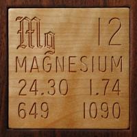 Sample of the element Magnesium in the Periodic Table